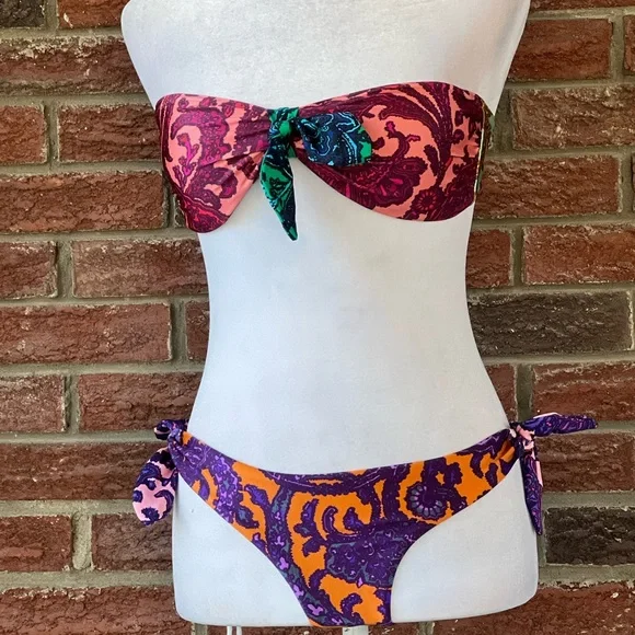 Zimmermann Tiggy Tie Bikini, Spliced Size 1 US 4-6 - Picture 3 of 8